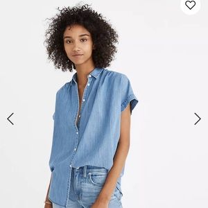 Madewell Central Shirt in Roberta Indigo
